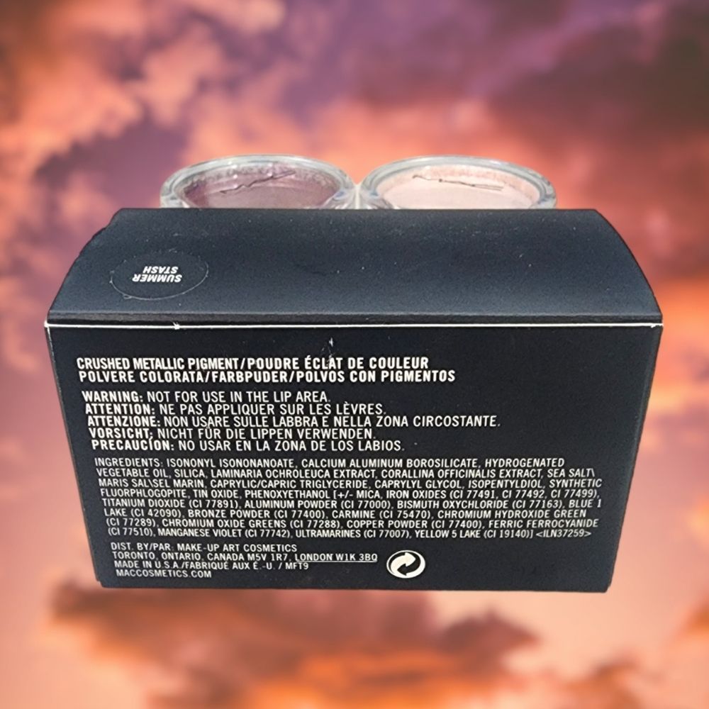 MAC Summer Stash Crushed Metallic Pigment Stack - Picture 4 of 6